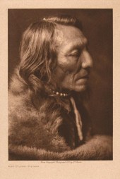 EDWARD S. CURTIS, RED PLUME -