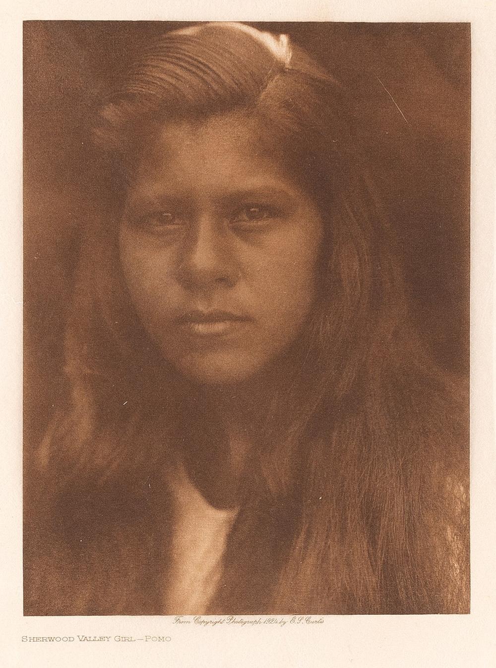 EDWARD S. CURTIS, SHERWOOD VALLEY