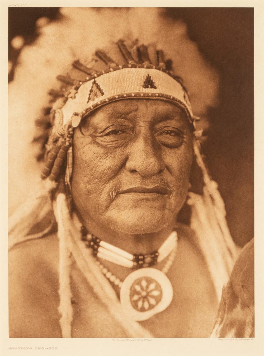 EDWARD S. CURTIS, STANDING TWO-OTO,