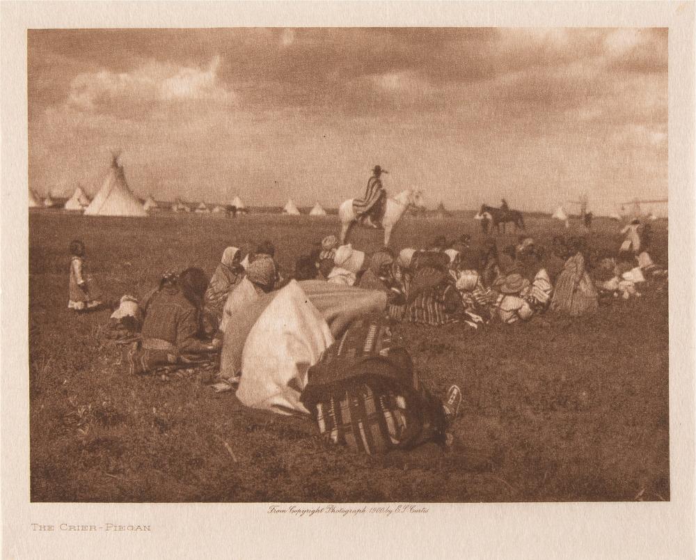 EDWARD S. CURTIS, THE CRIER -