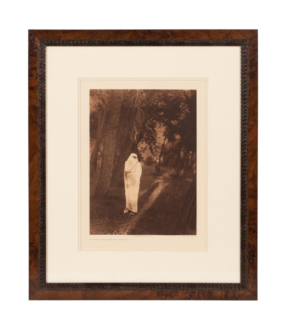 EDWARD S. CURTIS 'WAITING IN THE