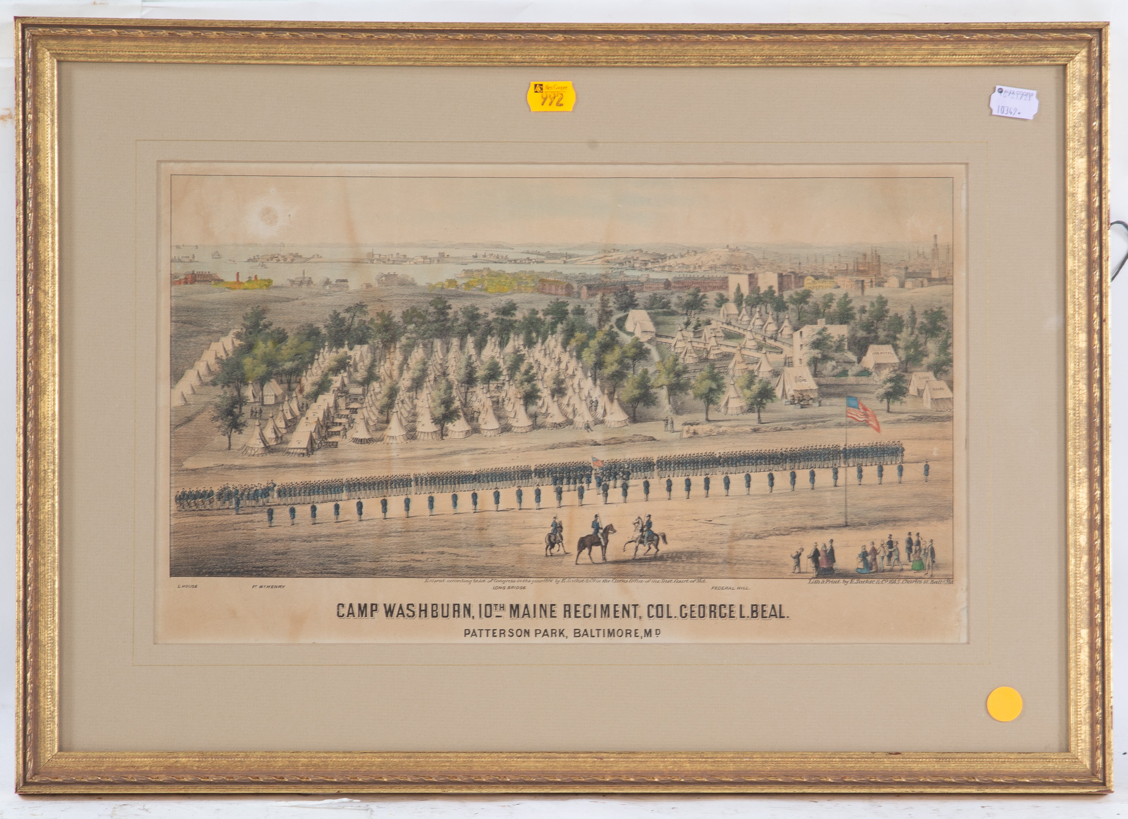 EDWARD SACHSE. "CAMP WASHBURN,"
