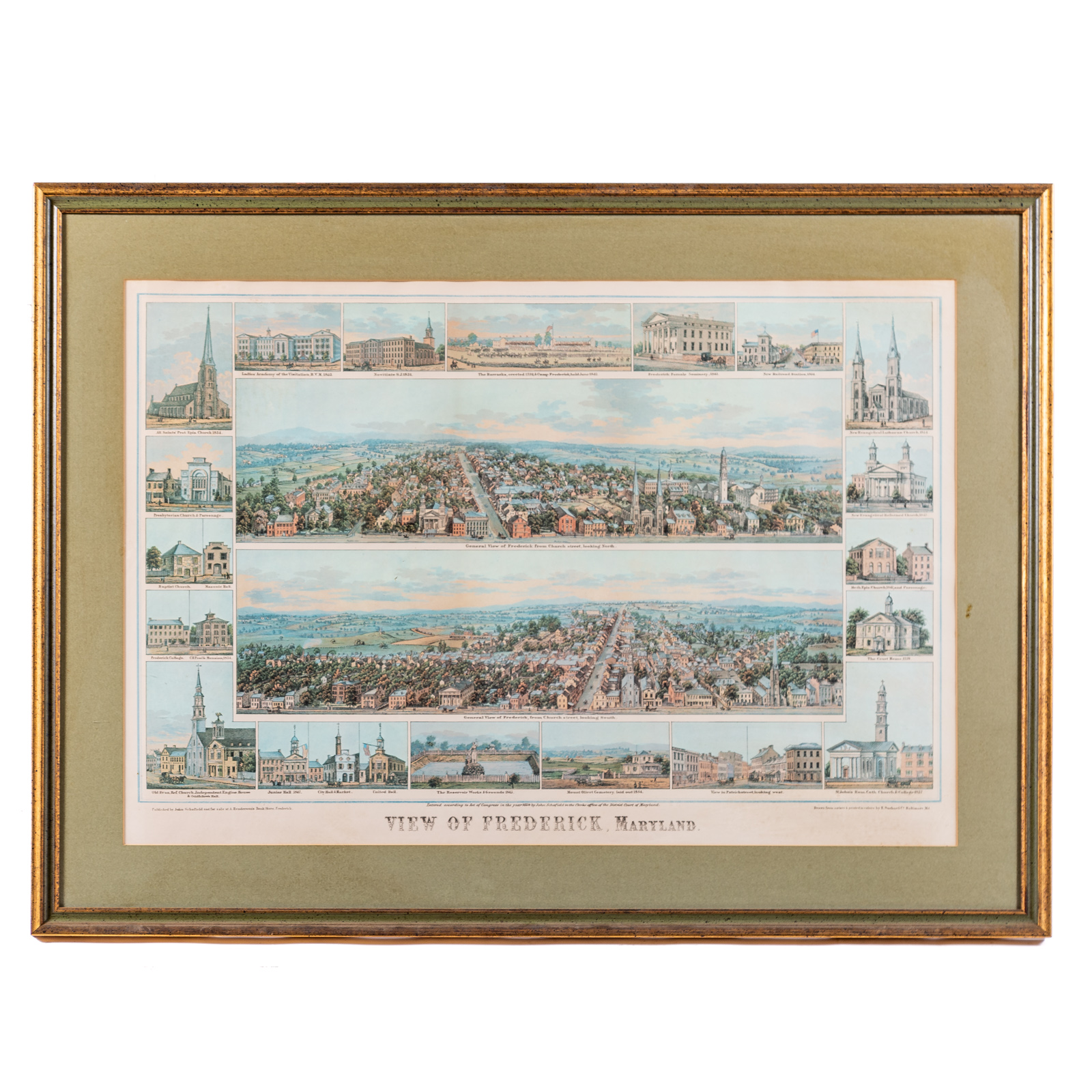 EDWARD SACHSE. "VIEW OF
