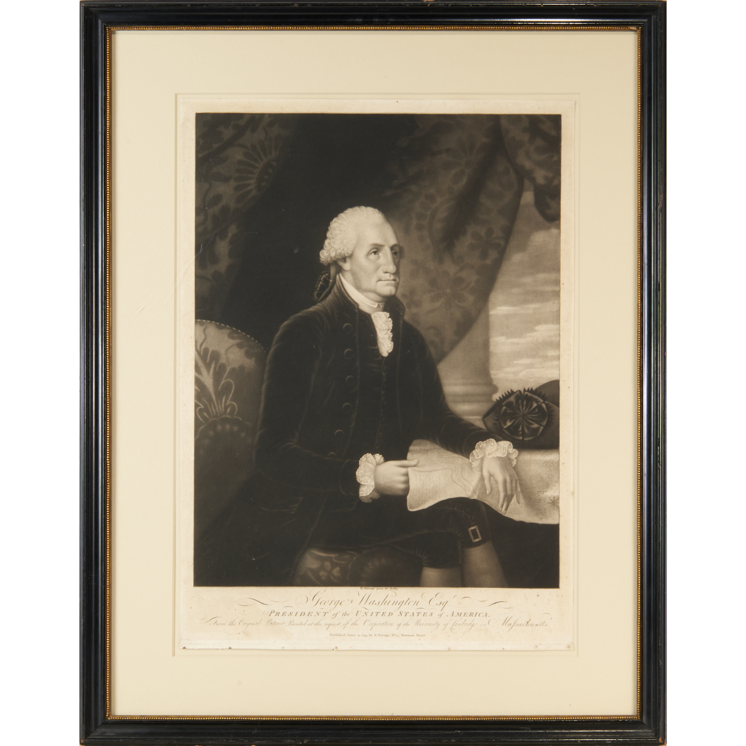 EDWARD SAVAGE, GEORGE WASHINGTON