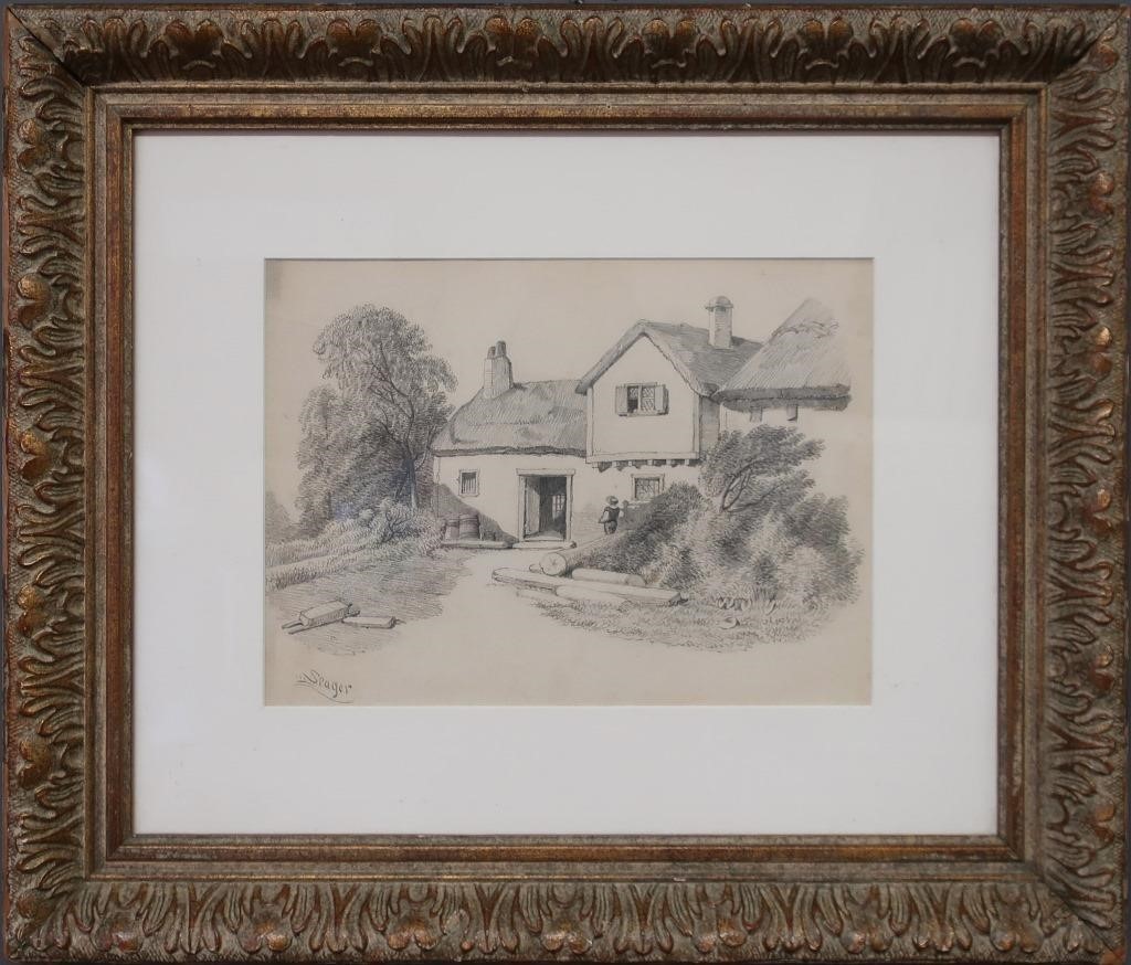 Edward Seager (American 1809 -