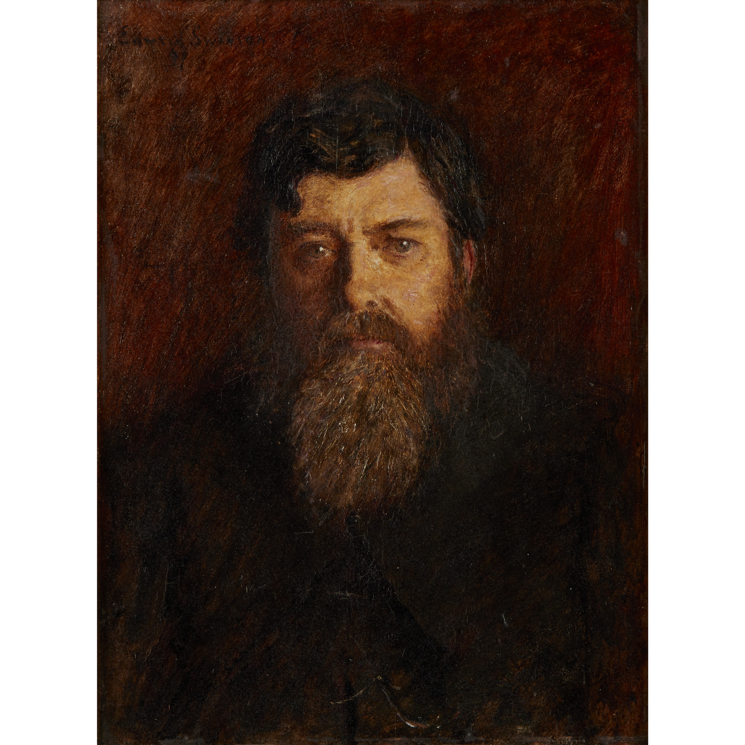 EDWARD SWINSON, OIL ON PANEL