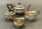 EDWARD VII REPOUSSE SILVER FOU