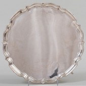 EDWARD VII SILVER SALVERMark o