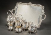 EDWARD VII SILVER SIX-PIECE CO