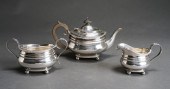 EDWARD VII SILVER THREE-PIECE