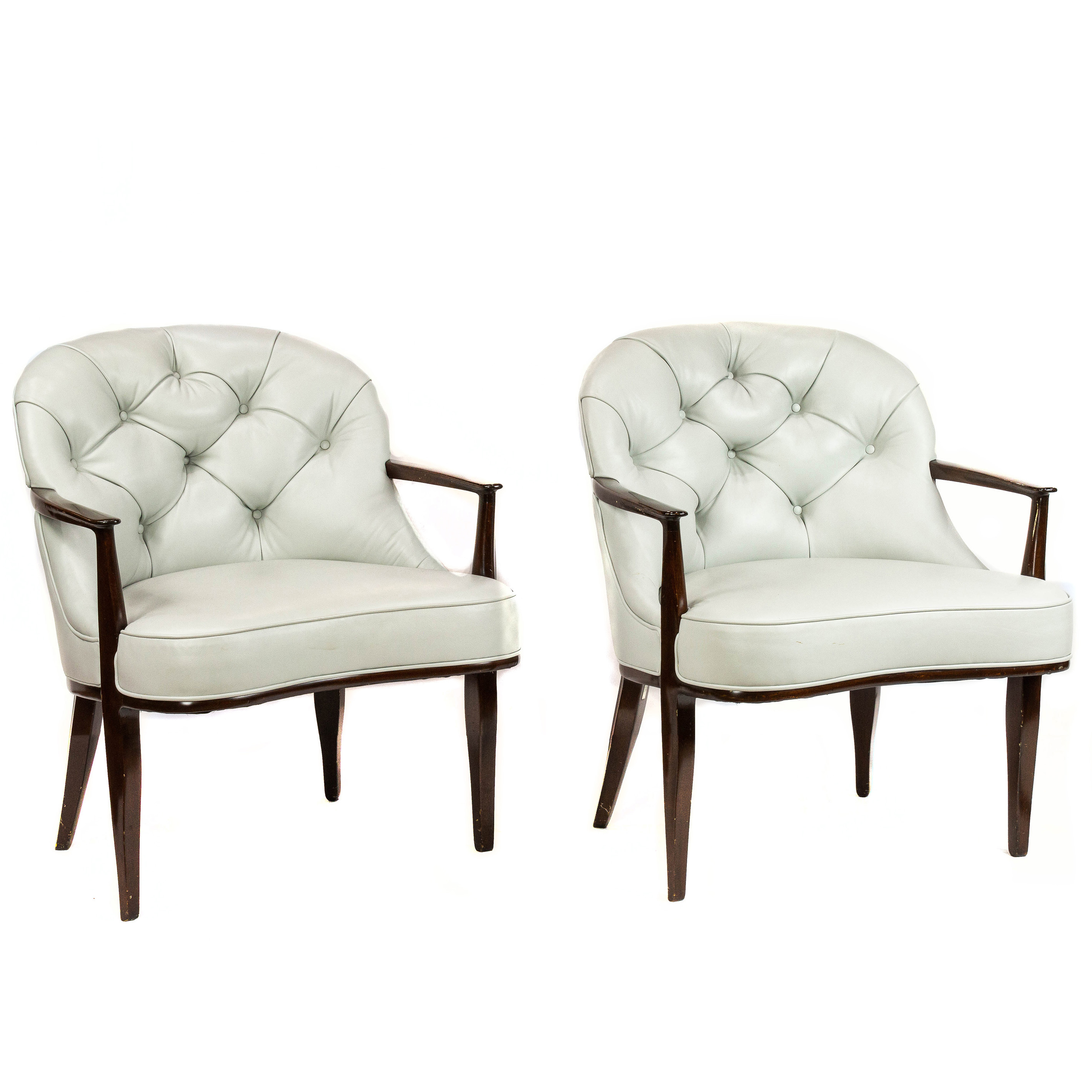 EDWARD WORMLEY, JANUS ARMCHAIRS,