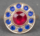 EDWARDIAN 14K TWO-TONE GOLD RU