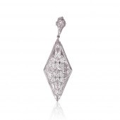 EDWARDIAN 14K WHITE GOLD FILIG