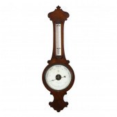 EDWARDIAN ANEROID BAROMETER, S