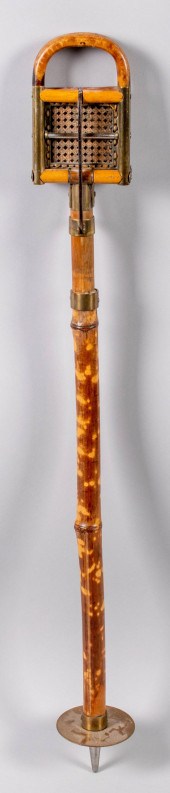 EDWARDIAN BAMBOO AND CANED SHO