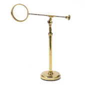 EDWARDIAN BRASS MAGNIFYING GLA