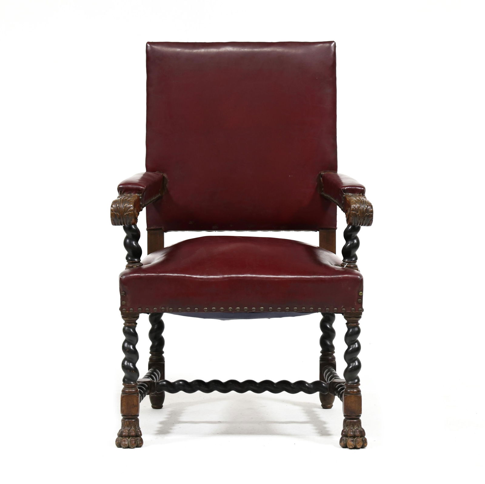EDWARDIAN CARVED AND EBONIZED