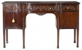 Edwardian Carved Serpentine Si