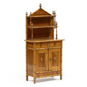 EDWARDIAN CHILD'S PINE FAUX BA