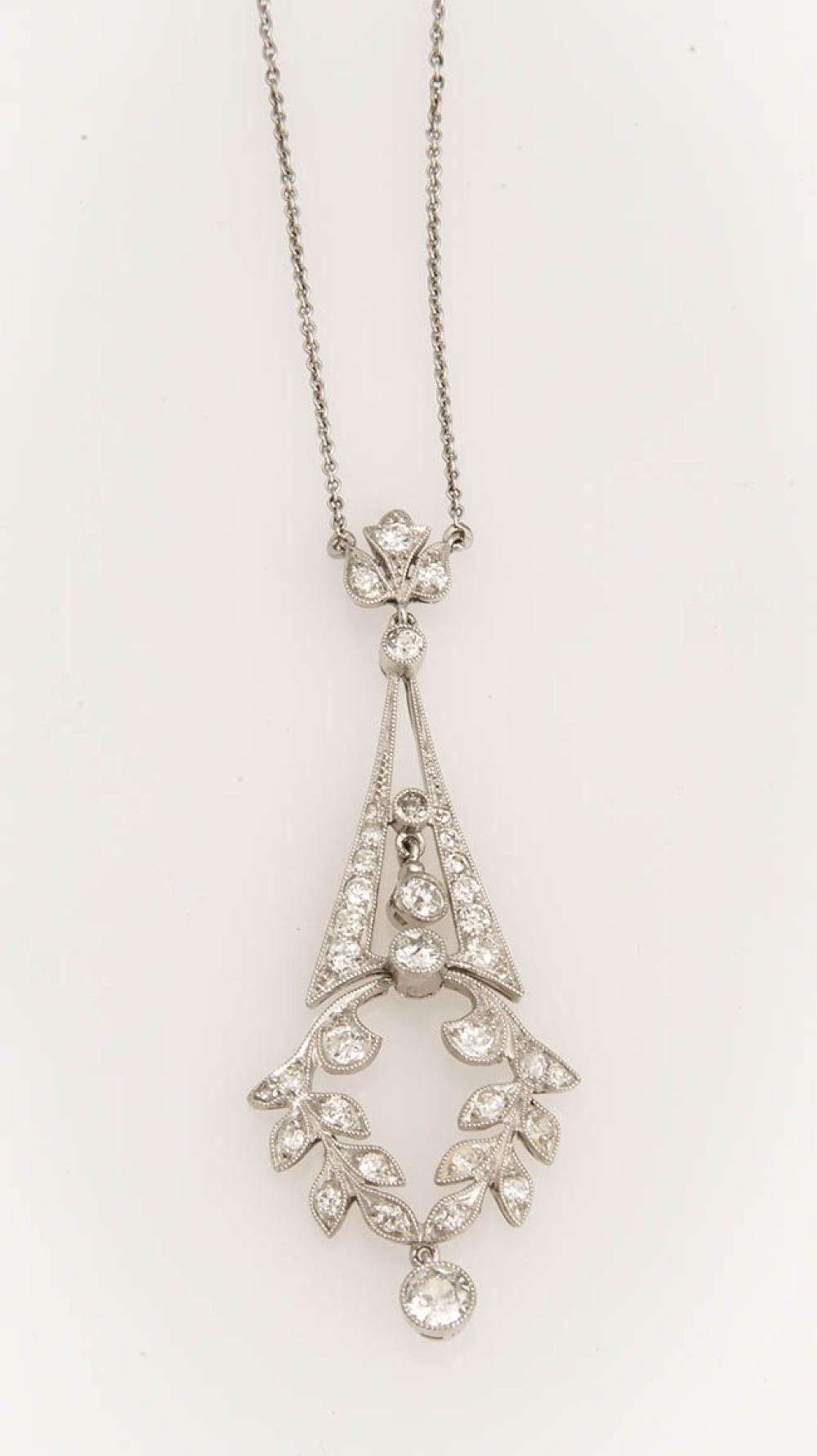 EDWARDIAN CHOKER LENGTH PLATINUM