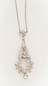 EDWARDIAN CHOKER LENGTH PLATIN