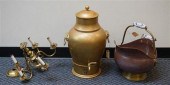 EDWARDIAN COPPER AND BRASS HEL