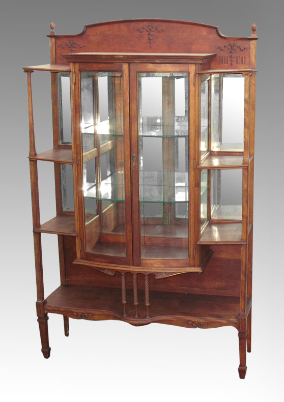 EDWARDIAN CURIO CABINET /