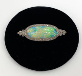 EDWARDIAN DAZZLING OPAL AND DI