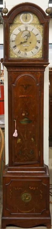 EDWARDIAN DECORATED MAHOGANY T