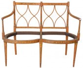 EDWARDIAN DOUBLE CHAIR BACK SE