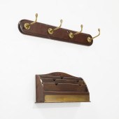 EDWARDIAN ENGLISH COAT RACK AN