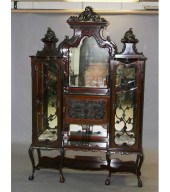 Edwardian etagere w/diverse st