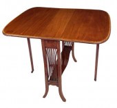 EDWARDIAN FADED MAHOGANY DROP