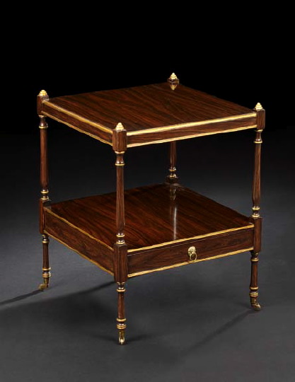 Edwardian Faux-Bois Chairside