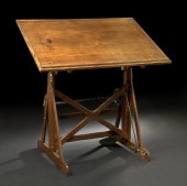Edwardian Fruitwood and Oak Ar