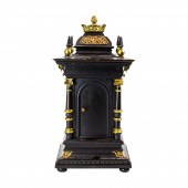 EDWARDIAN GILT METAL MOUNTED B