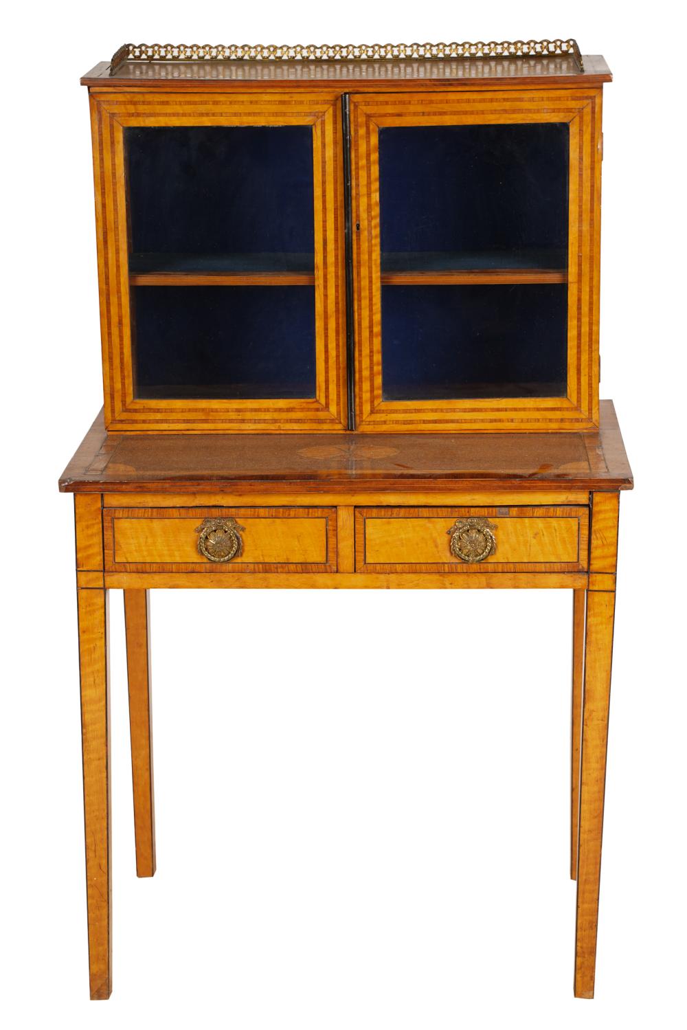 EDWARDIAN INLAID MAHOGANY BONHEUR