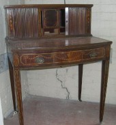 Edwardian Inlaid Mahogany Lady