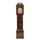 EDWARDIAN INLAID MAHOGANY NINE