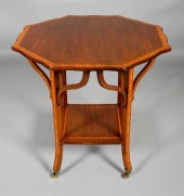 EDWARDIAN INLAID MAHOGANY OCCA