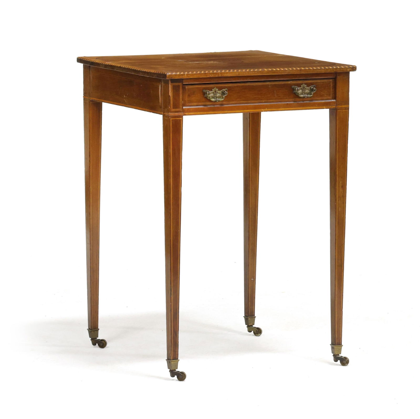 EDWARDIAN INLAID MAHOGANY ONE