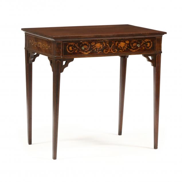 EDWARDIAN INLAID MAHOGANY ONE