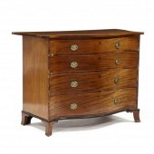 EDWARDIAN INLAID MAHOGANY SERP