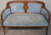 EDWARDIAN INLAID MAHOGANY SETT