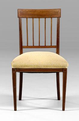 Edwardian inlaid mahogany side