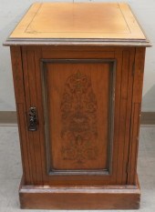 EDWARDIAN INLAID MAPLE SIDE CA