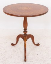 EDWARDIAN INLAID TILT TOP TABL