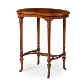 EDWARDIAN KIDNEY-SHAPED MAHOGA