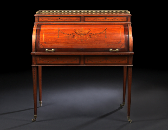 Edwardian Mahogany and Satinwood