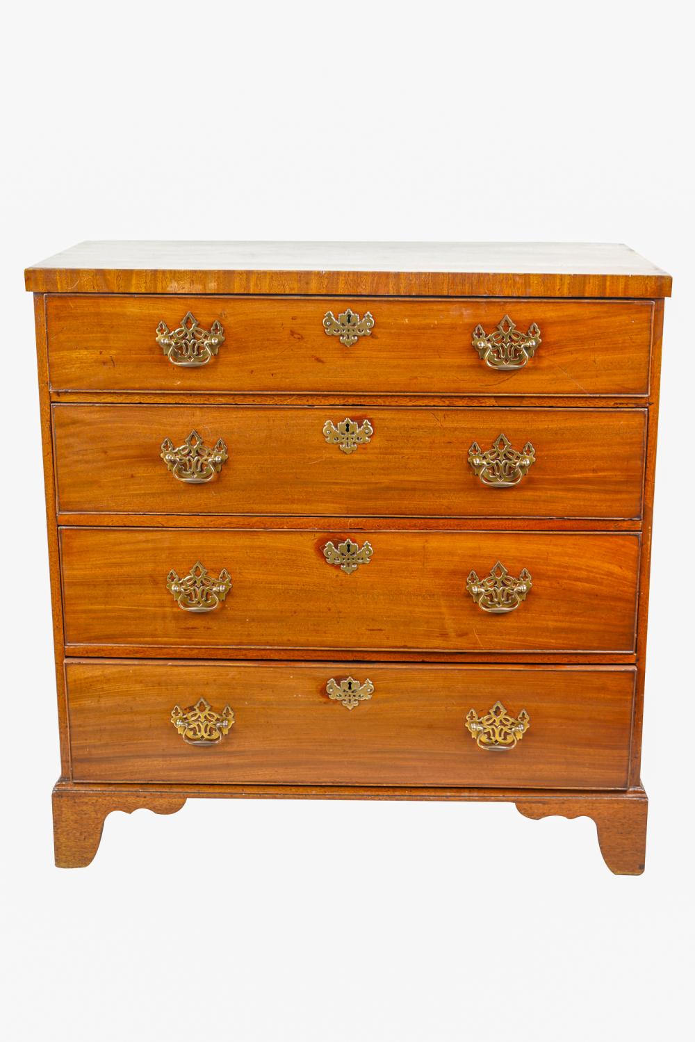 EDWARDIAN MAHOGANY CHEST OF